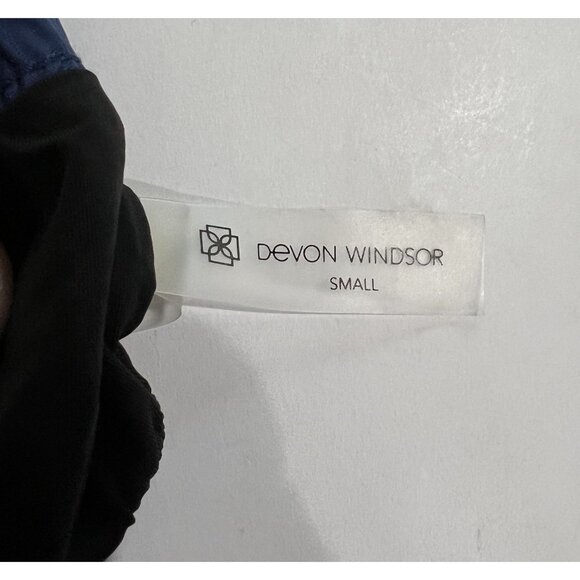 Devon Windsor Dexter Swim Shorts in Blue - Picture 4 of 6